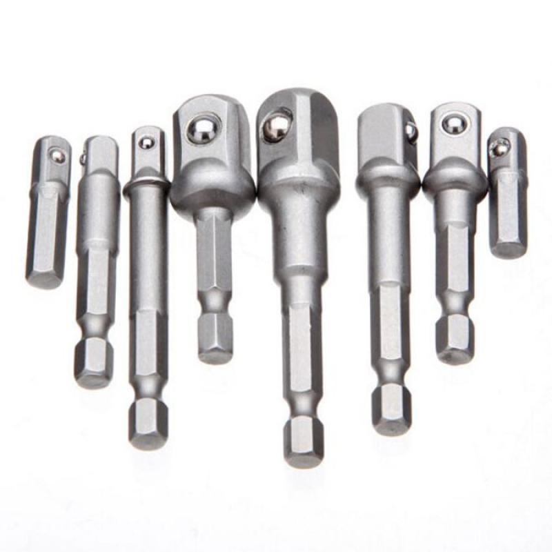  1/4 Inch Hex Power Drill Driver Socket Adapter Extension Set Chrome Vanadium Steel