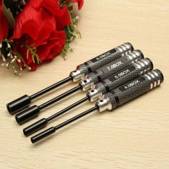 Black 8.0mm Metal Hex Nut Socket Screwdriver Wrenc...