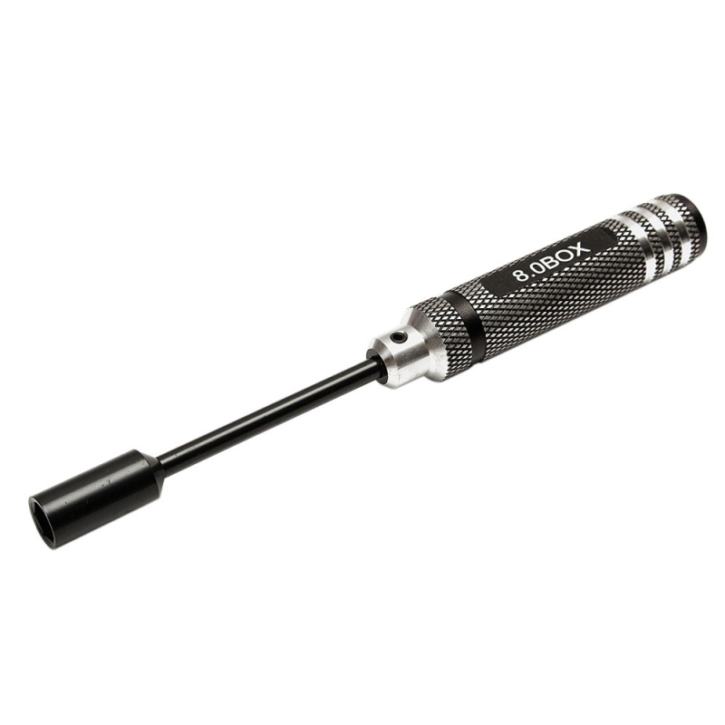 Black 8.0mm Metal Hex Nut Socket Screwdriver Wrench 