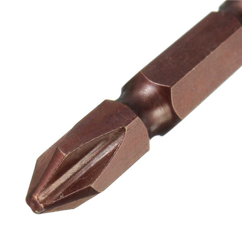 Kingbox 100mm Magnetic Screwdriver Bit Electric Screwdriver Double Cross Head Brown