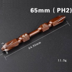 65mm (PH2) Magnetic Electric Screwdriver Bit Cross...