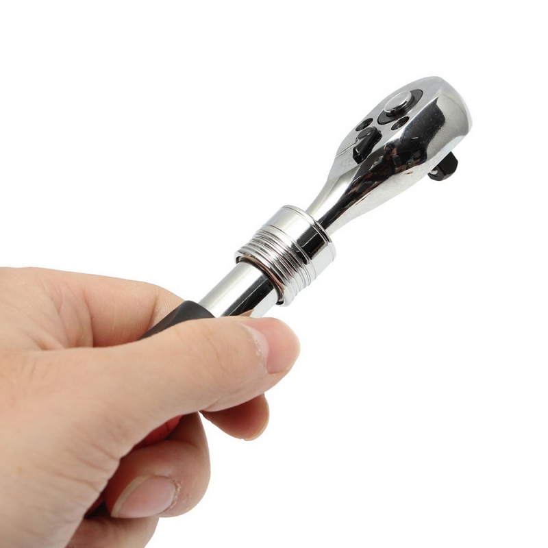 Alloy  72 Teeth Extending Socket Wrench Ratchet Wrench Handle Tool