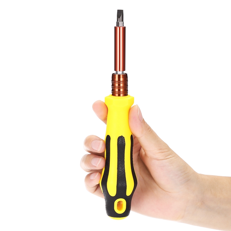 13.5MM High-quality Steel 46-piece Multi-function Combination Screwdriver Set / Disassemble Tool Yellow