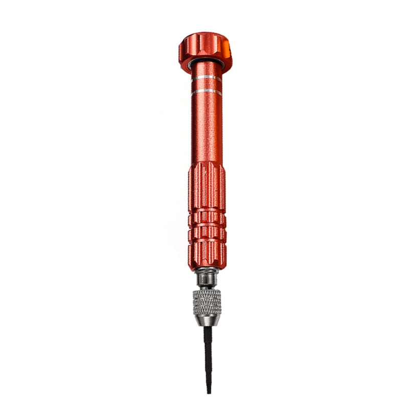 Alloy Steel & Titanium Handle AC-5 5 in 1 Precision Multi-function Screwdriver Set / Mobile Phone Repair Disassemble Tool Red