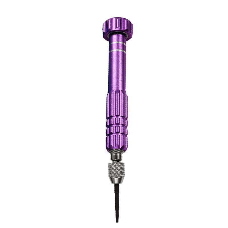  Purple Alloy Steel & Titanium Handle Precision Multi-function Screwdriver Set / Mobile Phone Repair Disassemble Tool