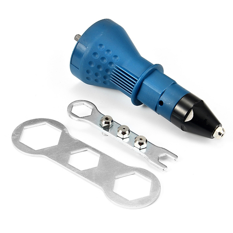 Electric Rivet Nut Gun Cordless Riveting Drill Adapter Riveting Tool 