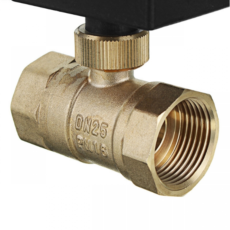 Cold/Hot water, 60% Ethylene Glycol Motorized Brass Ball Valve